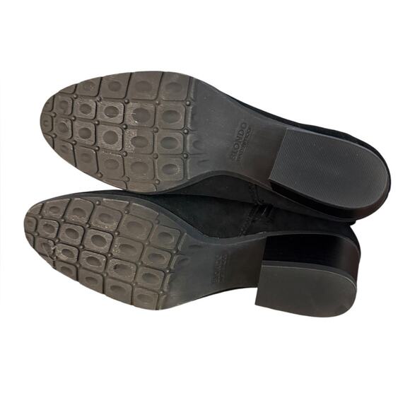 NWOT Blondo Verena Side Zip Black Waterproof Suede Booties – Sz 8.5M - Picture 10 of 10